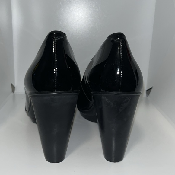 Camper Black Patent Leather Platform Pump Heels Women’s EU 39 US 8.5 - Picture 7 of 14